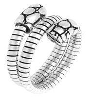 Anneau Giovanni Raspini Femme tubogas croco in Argent